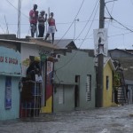 Rep. Domenicana. Sfollati sui tetti delle case Rep. Domenicana. Sfollati sui tetti delle case