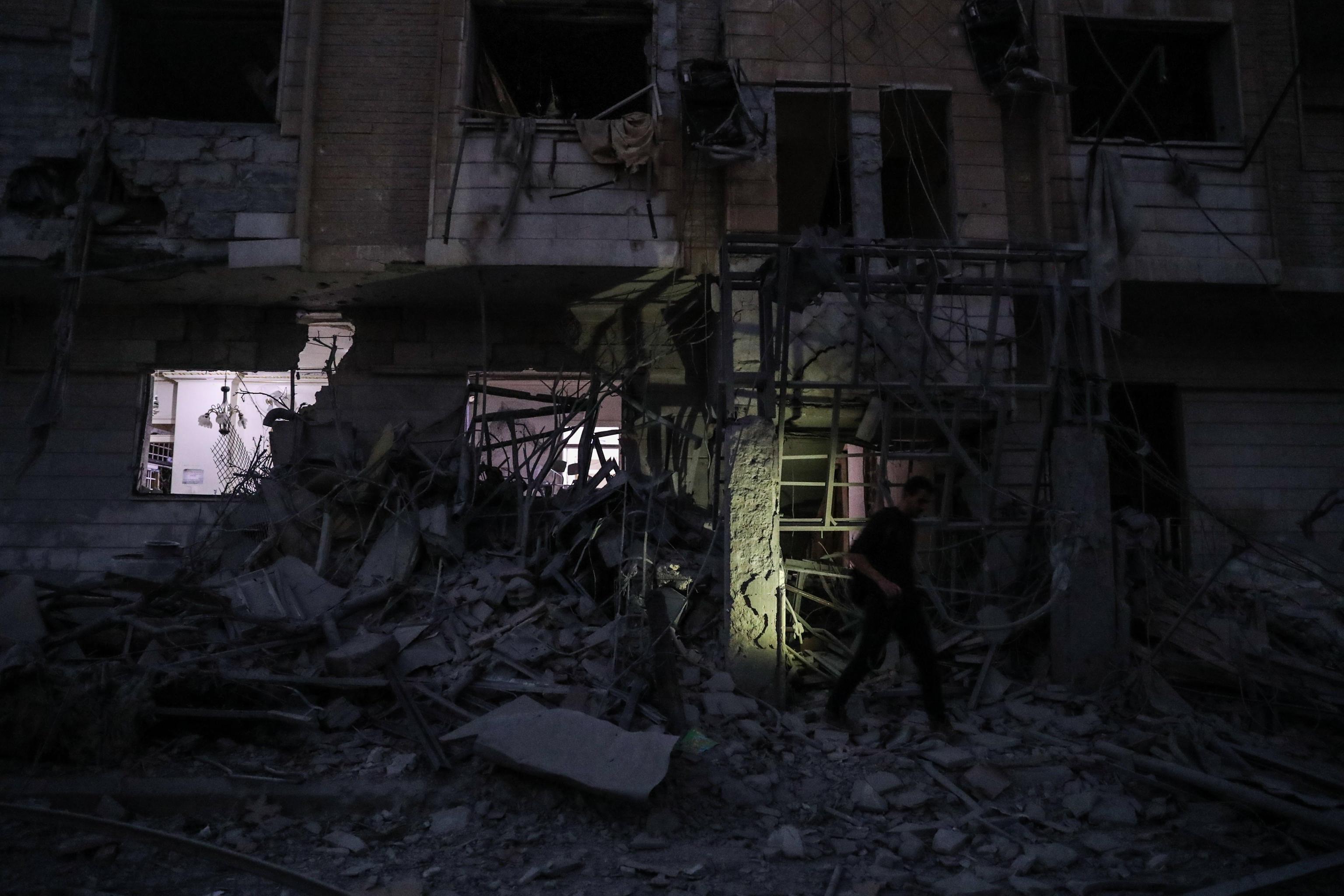 Il centro di ricovero per lesioni al midollo spinale completamente distrutto Il centro di ricovero per lesioni al midollo spinale completamente distrutto