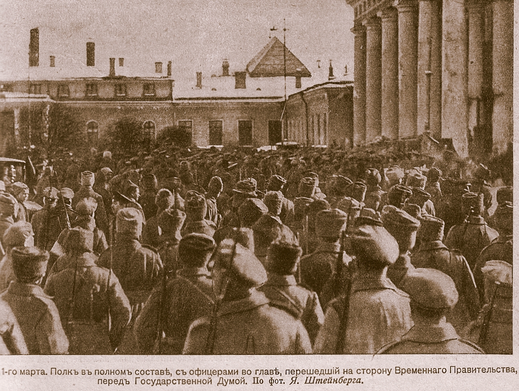 IL REGGIMENTO VOLYN DIFENDE IL GOVERNO PROVVISORIO ALLA DUMA