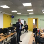 Lirio Abbate durante la sua lezione agli studenti del Master in Giornalismo dell'Università Lumsa