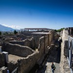 Il complesso Championnet di Pompei visto dall'alto