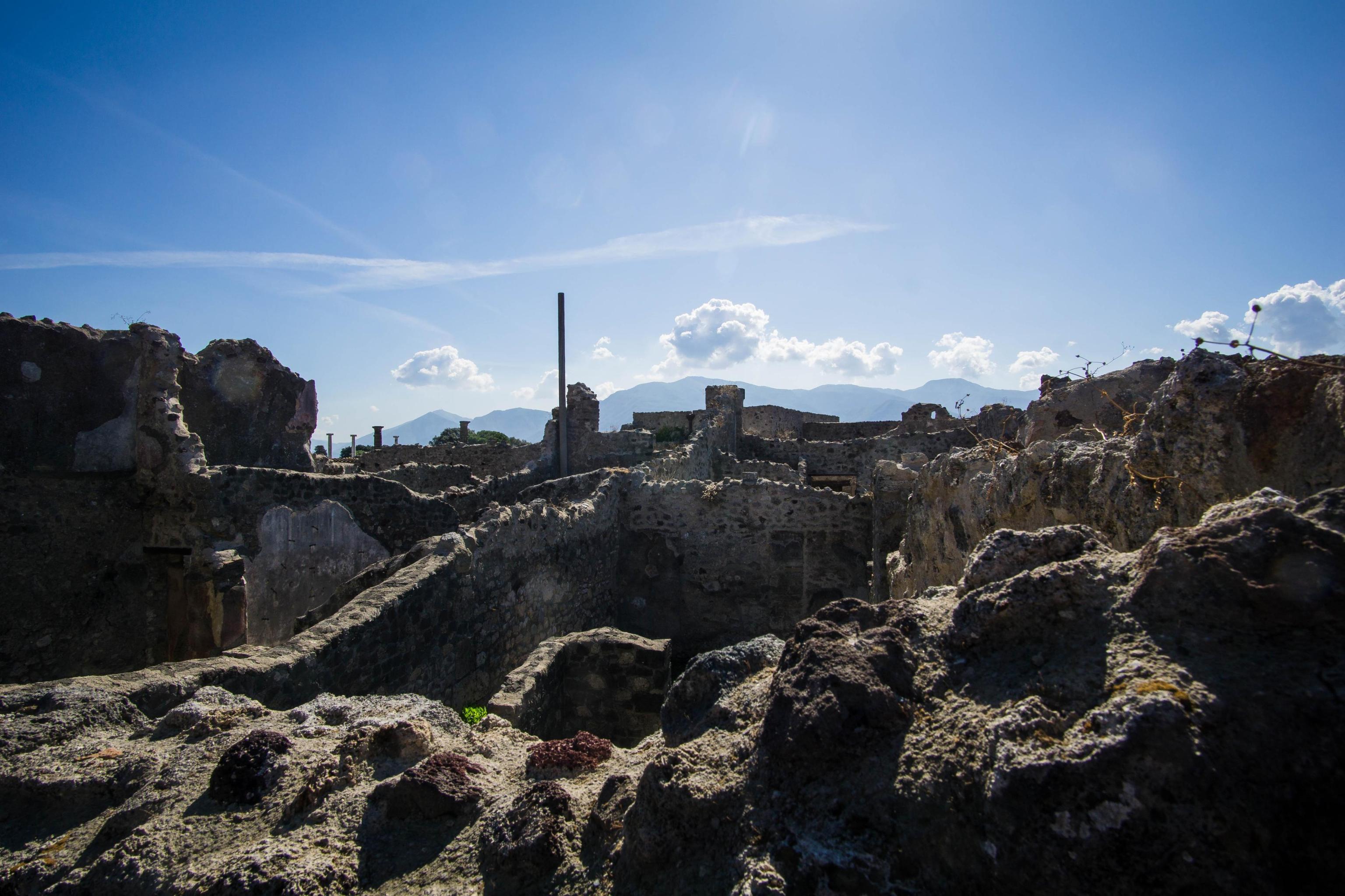 Vista del Foro di Pompei
