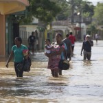 L'esondazione del fiume provocata da Maria ad Arenoso, Repubblica domenicana