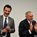 Qualche sorriso fra il Presidente Grasso e il Rettore Bonini Qualche sorriso fra il Presidente Grasso e il Rettore Bonini