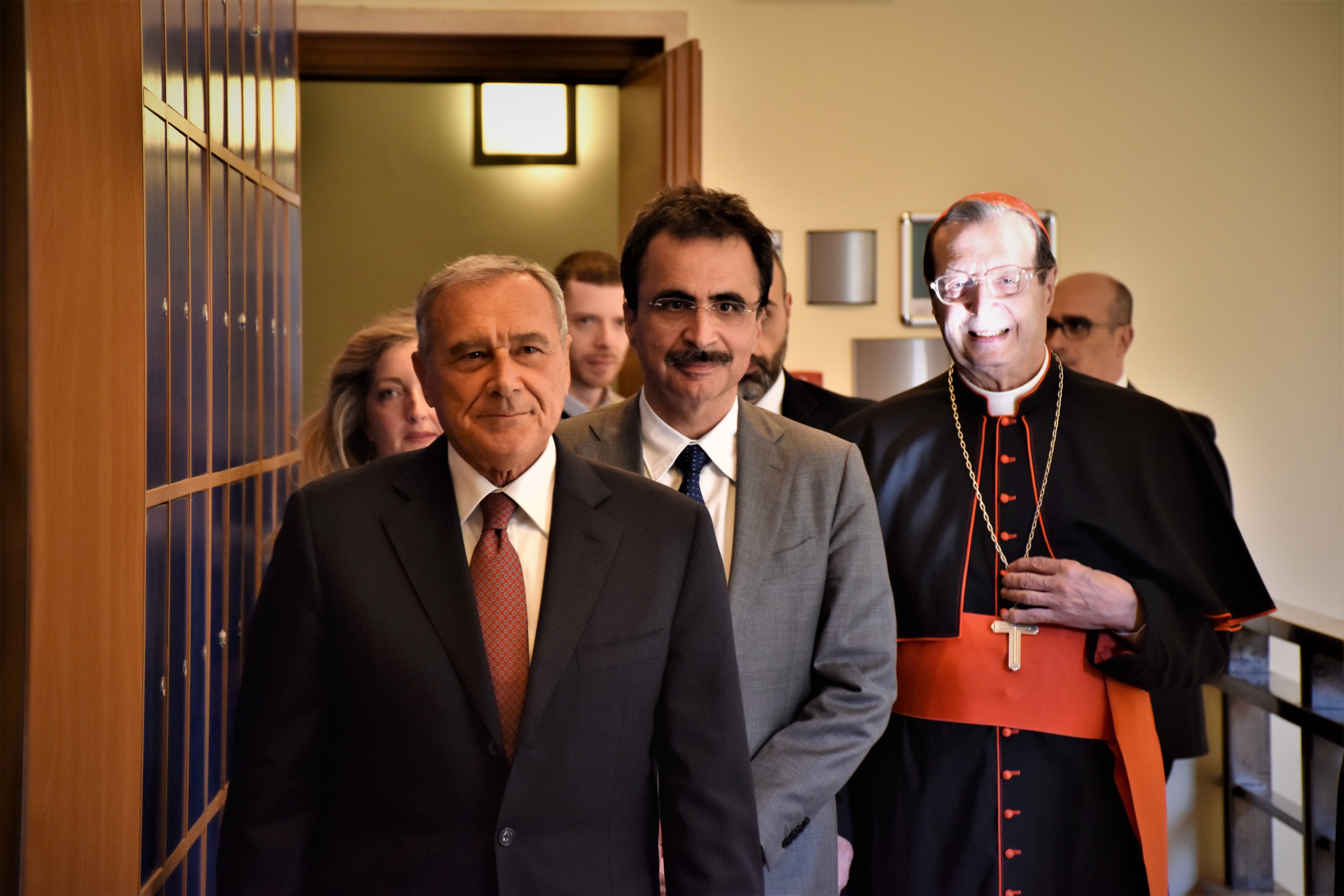 Pietro Grasso arriva nella redazione di Lumsanews insieme al magnifico Rettore Francesco Bonini Pietro Grasso arriva nella redazione di Lumsanews insieme al magnifico Rettore Francesco Bonini