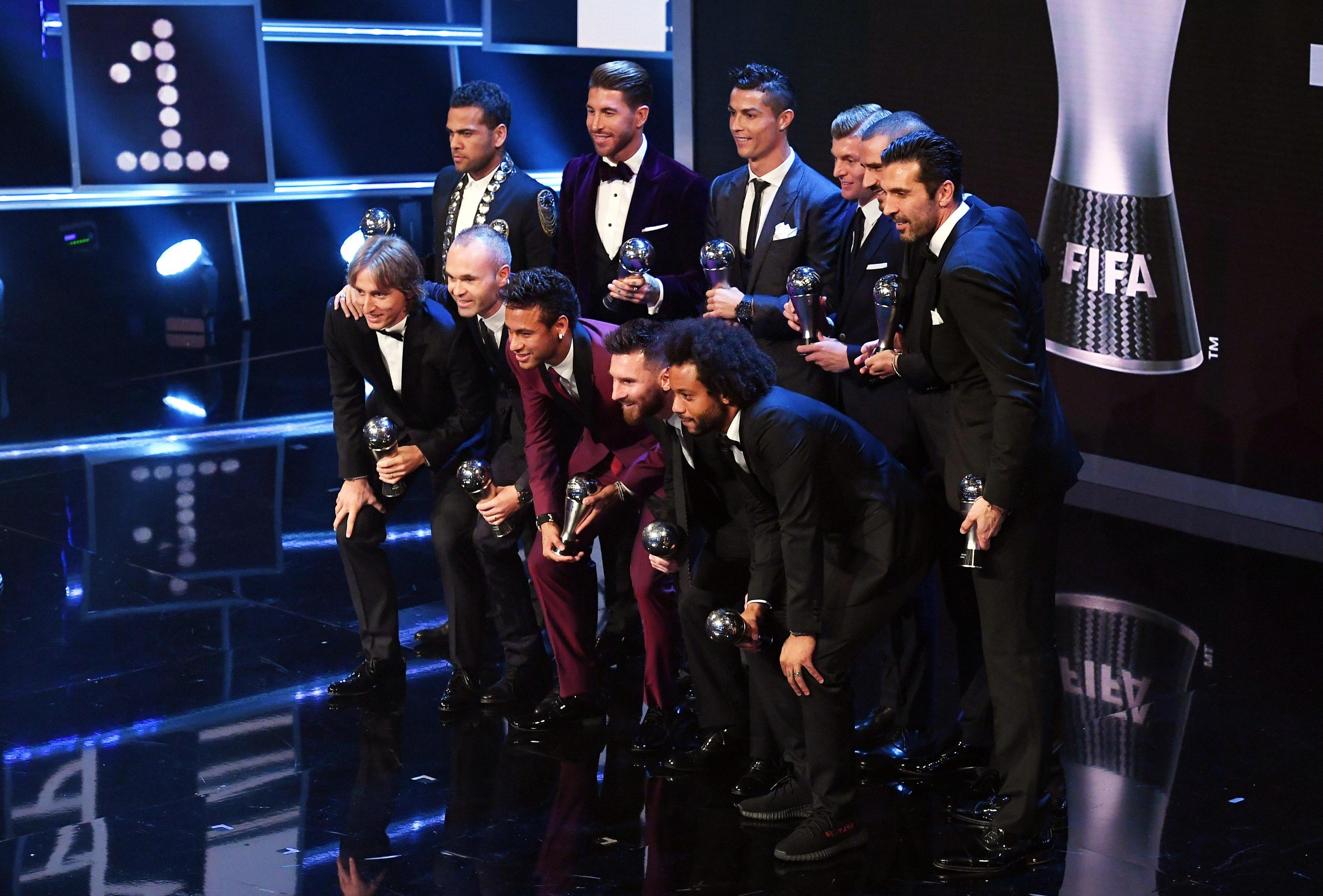L'11 ideale dell'anno. Domina il Real Madrid. Buffon e Bonucci inseriti nella squadra