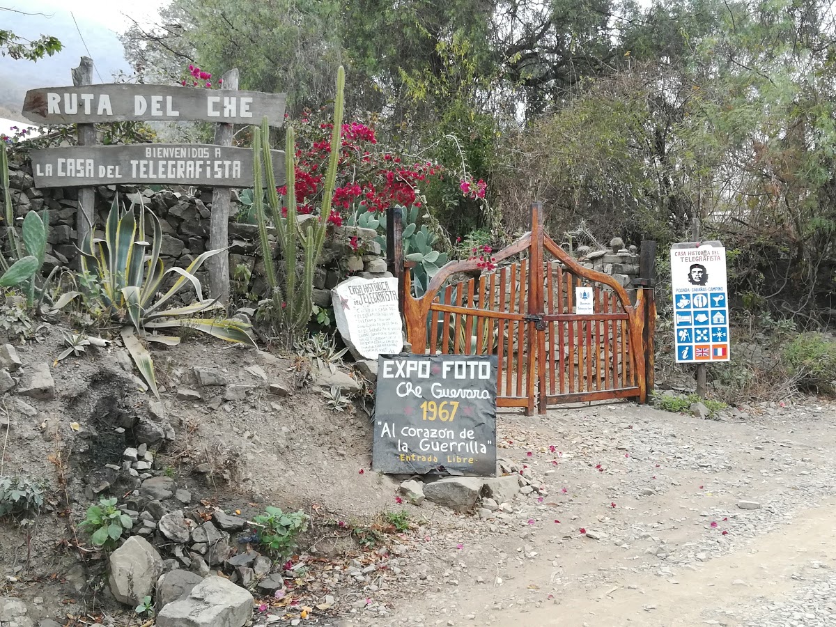 La Casa del Telegrafista. Ostello a La Higuera, in precedenza sede del telegrafo del villaggio