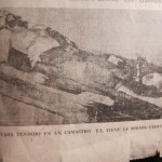 Che Guevara disteso nella lavanderia, morto. (Foto: Última Hora, 11/10/67).