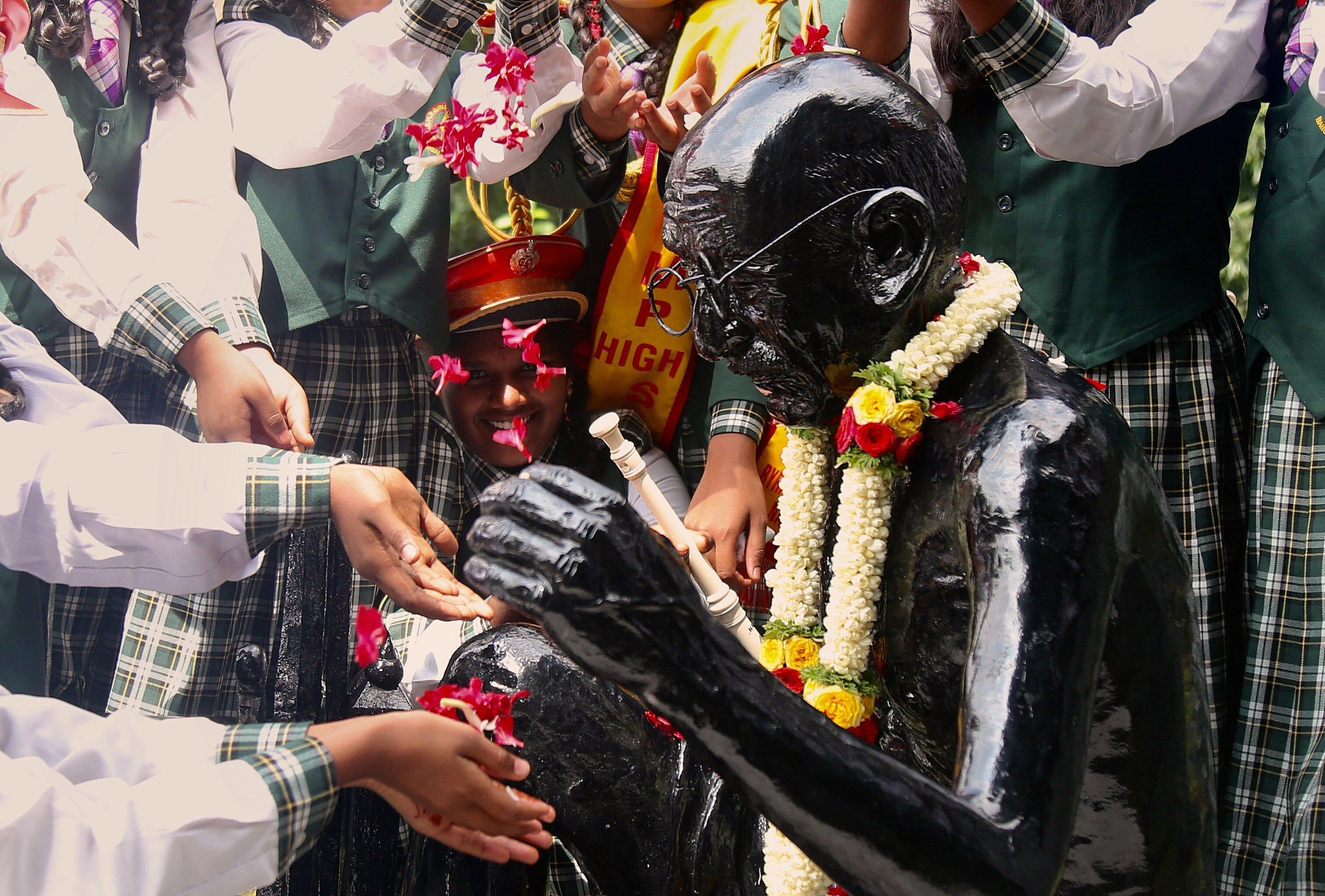 Gandhi è considerato il Padre della Nazione in India