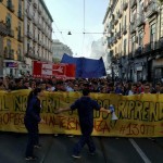 Corteo studenti a Napoli