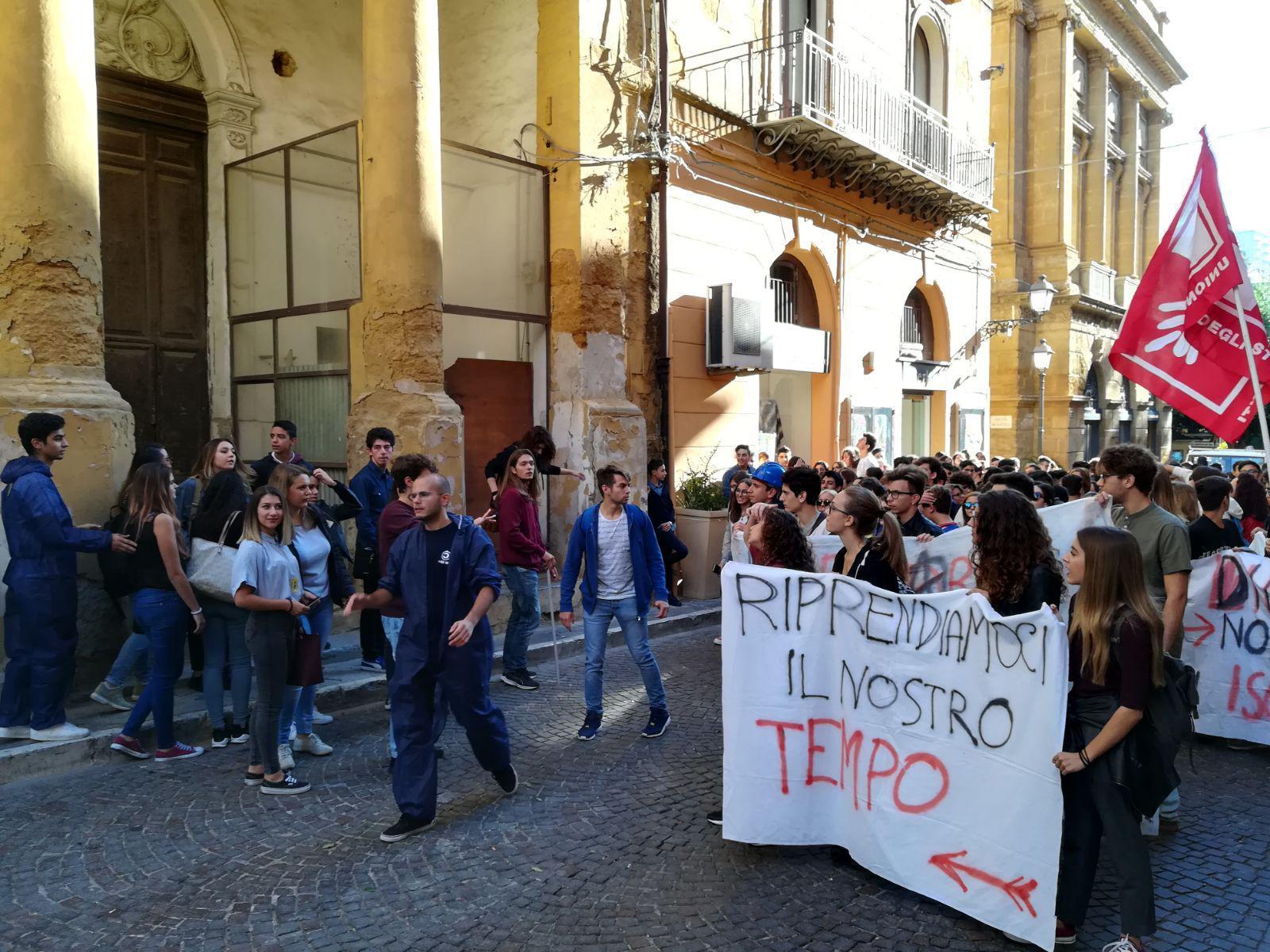 Manifestazione di studenti anche ad Agrigento