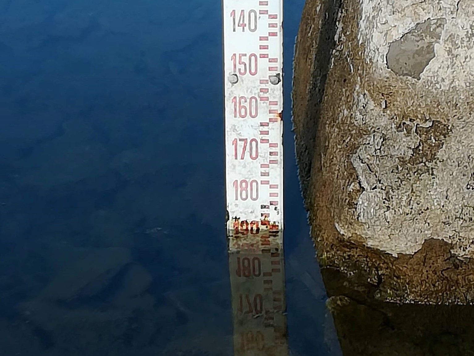 Il livello di Bracciano è -186 centimetri. Rilevazione del 30 settembre, ore 16.