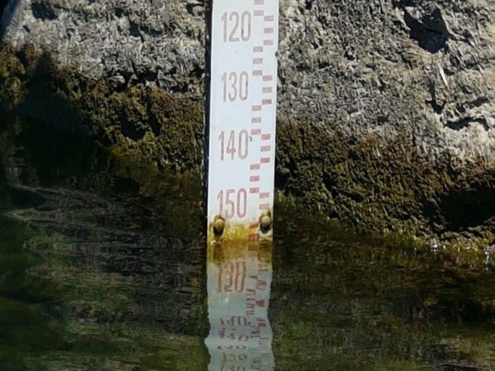 Il 20 luglio il livello sale di 4 centimetri. Quindi è a -154