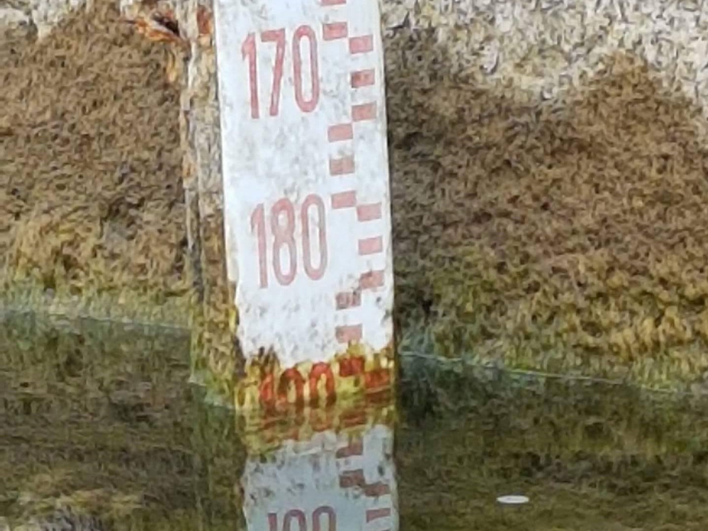 L'8 settembre il Lago sembra molto in sofferenza. Il livello è a -186 centimetri