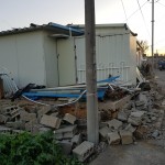 Una casa distrutta dopo il terremoto Una casa distrutta dopo il terremoto