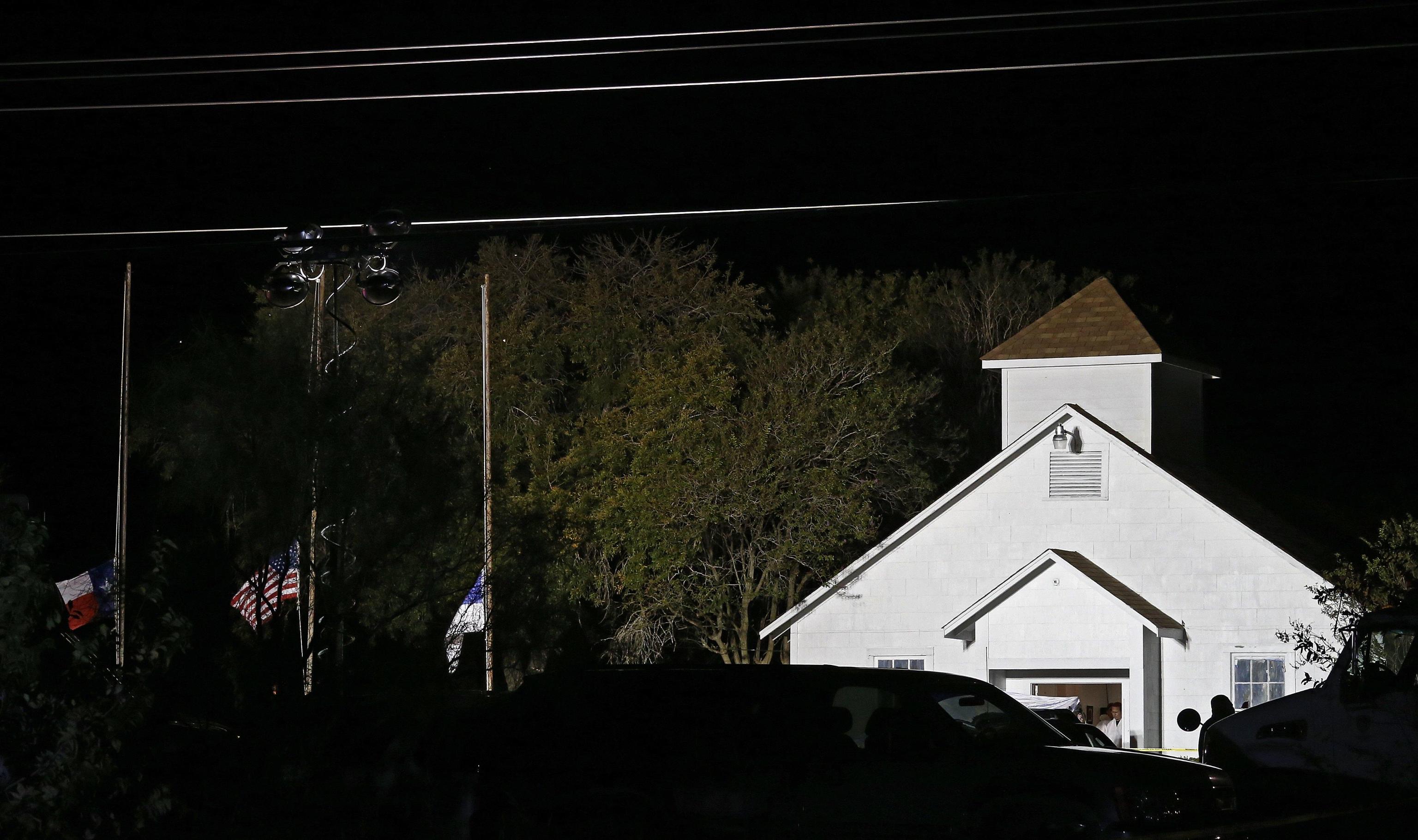 La chiesa battista di Sutherland Springs La chiesa battista di Sutherland Springs