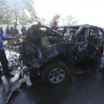 Tre persone hanno perso la vita nell'attentato: un ufficiale di polizia e due suoi aiutanti