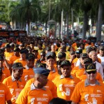 Grandissima partecipazione da parte degli agenti della Policia Nacional dominicana