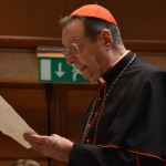 Il Card. Giovanni Lajolo legge il messaggio del Papa per l'occasione