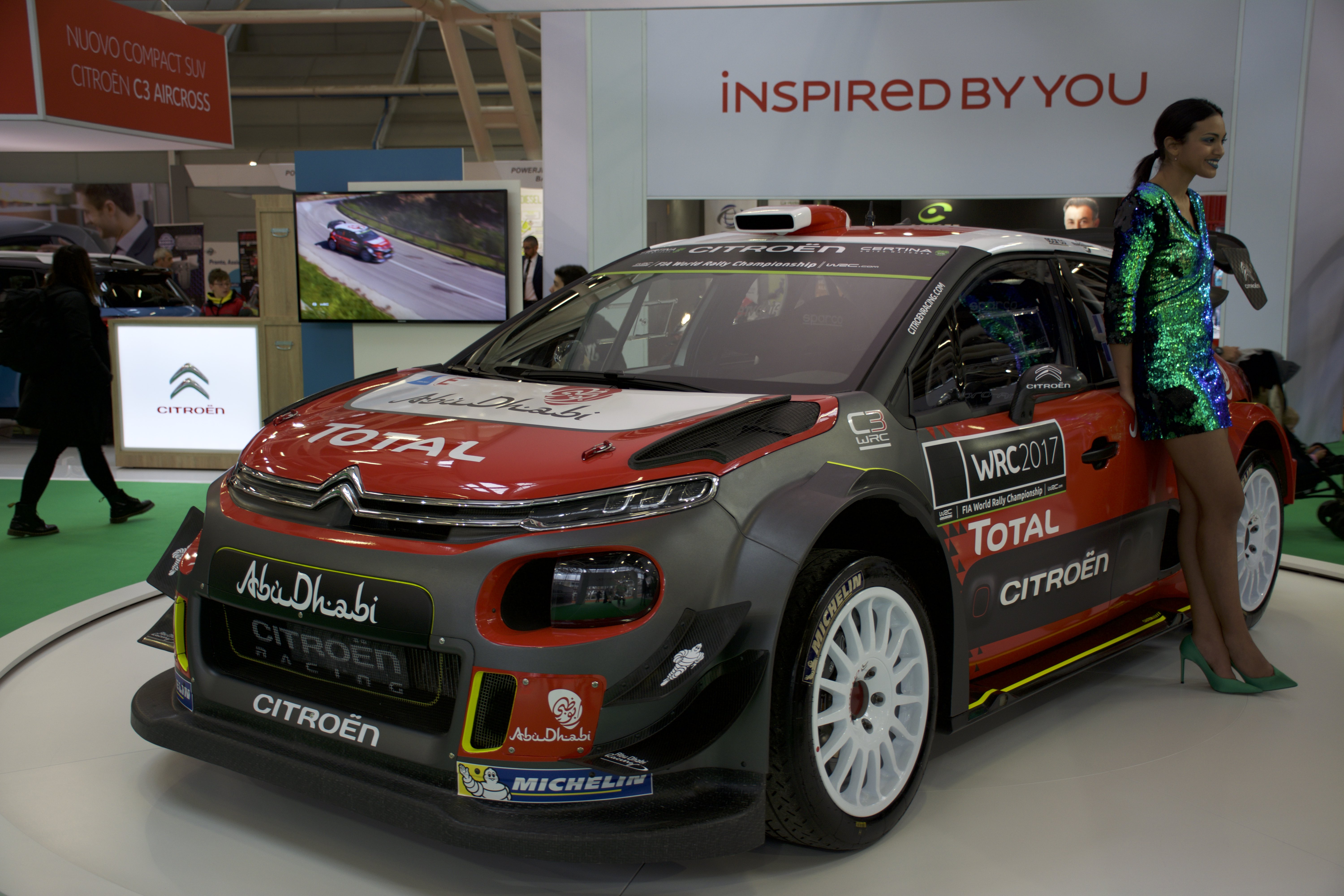 Citroen ha portato anche la versione rally della C3 Citroen ha portato anche la versione rally della C3