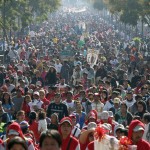 Fiumi di pellegrini da ogni parte del sud America si stanno riversando a Città del Messico
