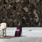 Un momento dell'udienza Un momento dell'udienza