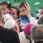 Papa Francesco durante la sua visita in Cile
