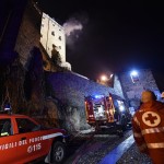 La presenza della Croce Rossa all'incendio della Sacra di San Michele La presenza della Croce Rossa all'incendio della Sacra di San Michele