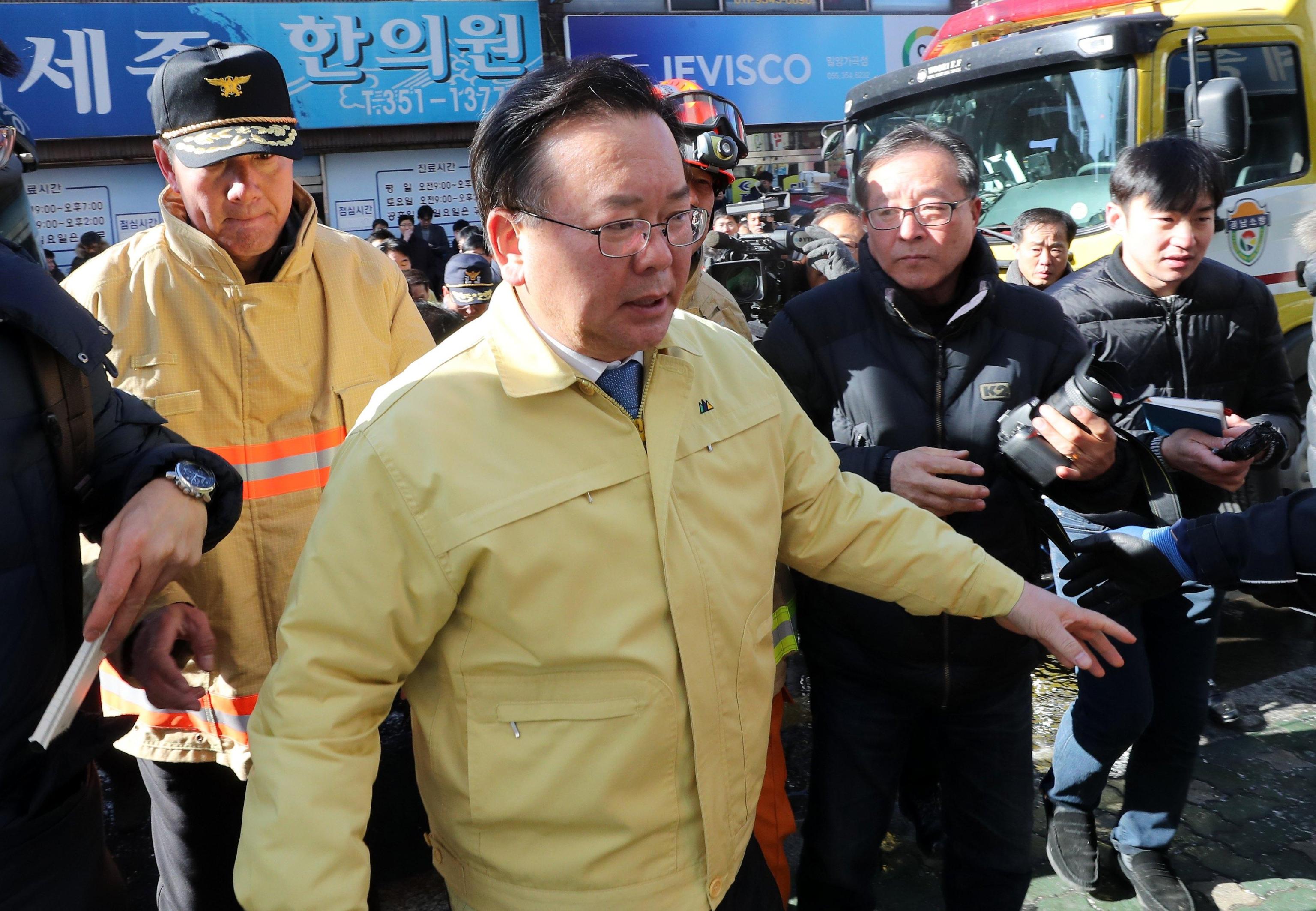 Il ministro dell'Interno e della Sicurezza Kim Boo-kyum Il ministro dell'Interno e della Sicurezza Kim Boo-kyum