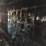 Le fiamme sono divampate all'interno del pronto soccorso Le fiamme sono divampate all'interno del pronto soccorso