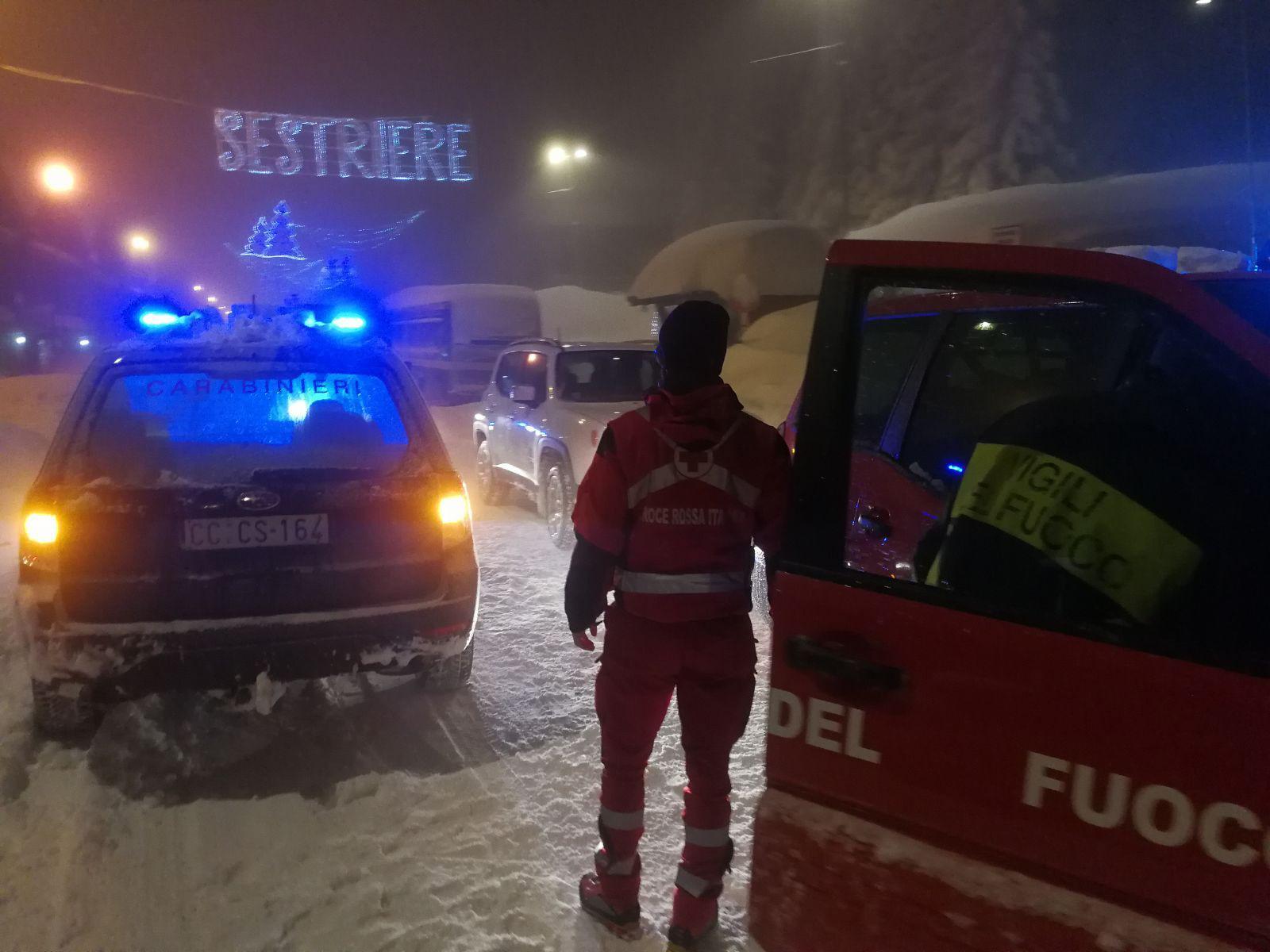 Slavina a Sestriere, 69 persone evacuate dalla Protezione Civile