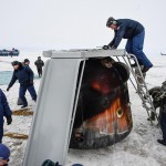 Il personale di terra è impegnato nelle operazioni di recupero Il personale di terra è impegnato nelle operazioni di recupero