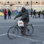 Un migrante nella tendopoli dell'ex Baobab Un migrante nella tendopoli dell'ex Baobab