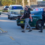 Un agente fuori dalla Marjory Stoneman Douglas di Parkland Un agente fuori dalla Marjory Stoneman Douglas di Parkland