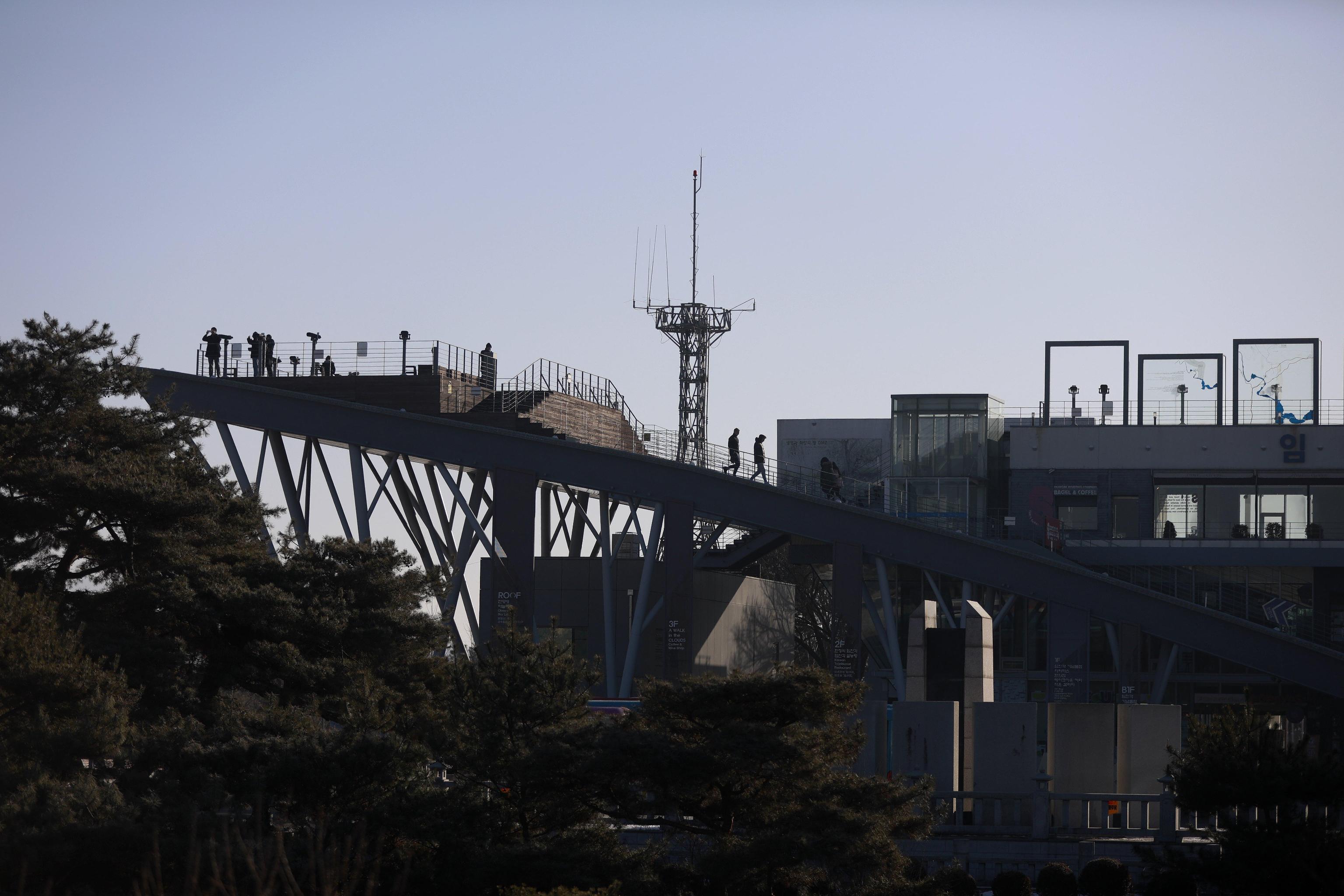 L'osservatorio di Imjingak, vicino la città di Paju