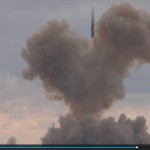 Un missile supersonico decolla dal suolo russo