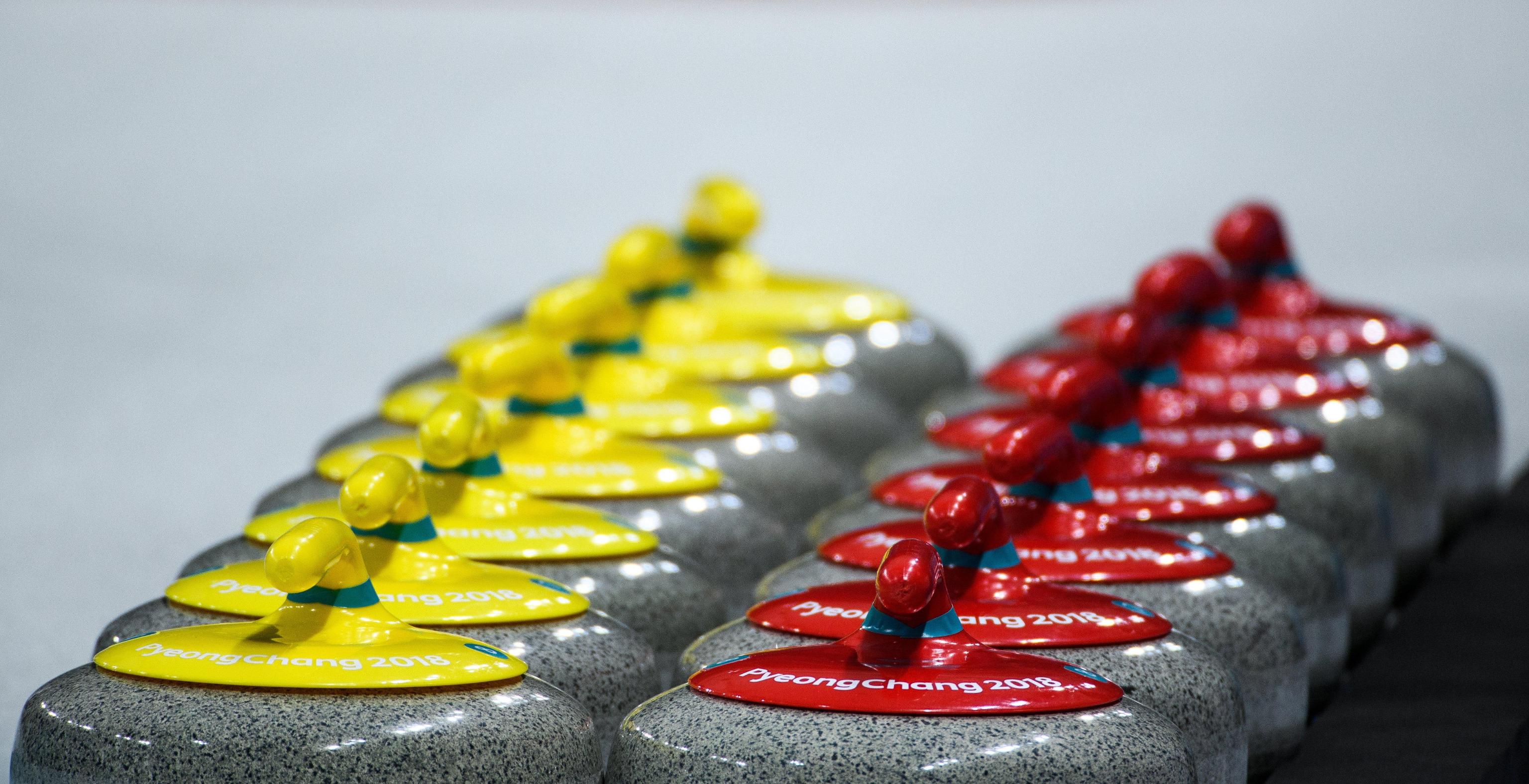 Le stone utilizzate nel Curling su sedia a rotelle