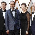 Luca Guadagnino immortalato prima della cerimonia degli Oscar Luca Guadagnino immortalato prima della cerimonia degli Oscar