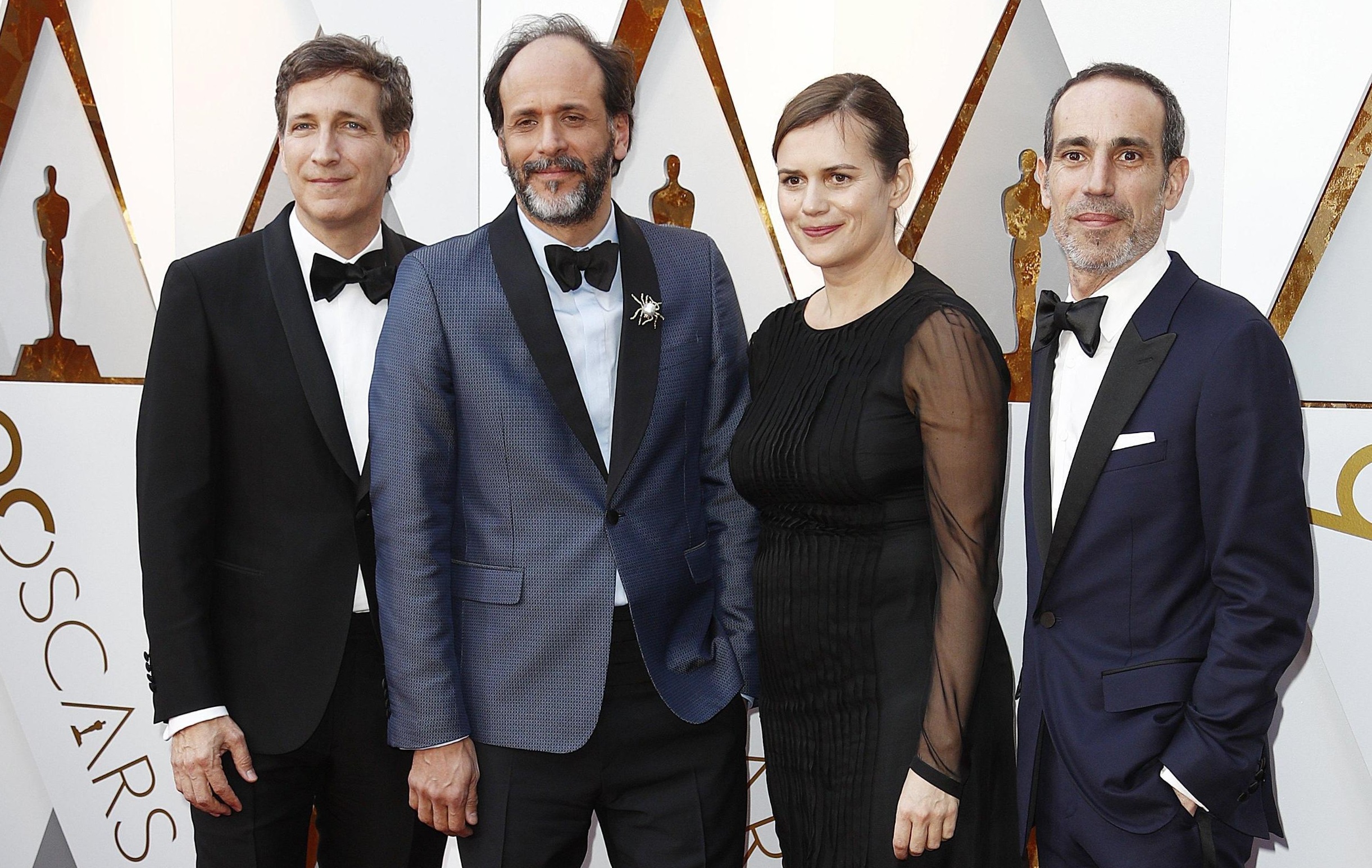 Luca Guadagnino immortalato prima della cerimonia degli Oscar Luca Guadagnino immortalato prima della cerimonia degli Oscar