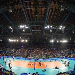 Il Mandela Forum di Firenze, dove si è disputato il secondo match del mondiale