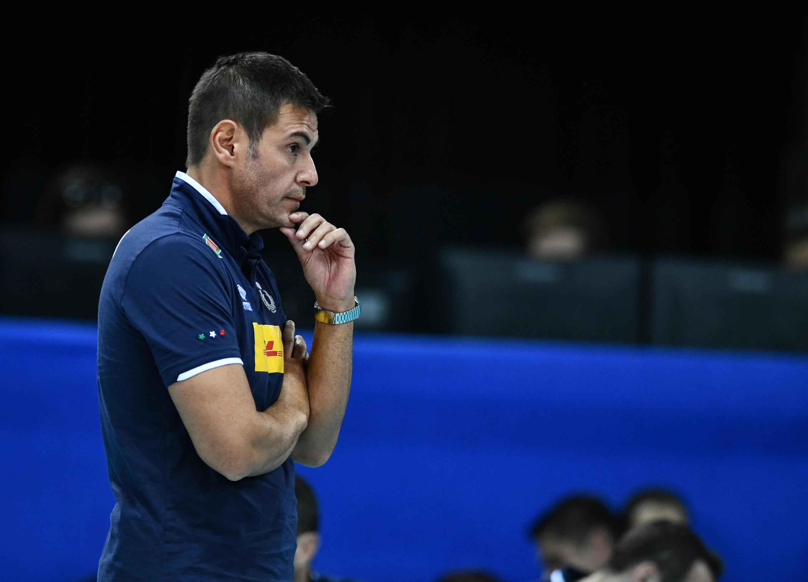 Il coach dell'Italia Gianlorenzo Blengini