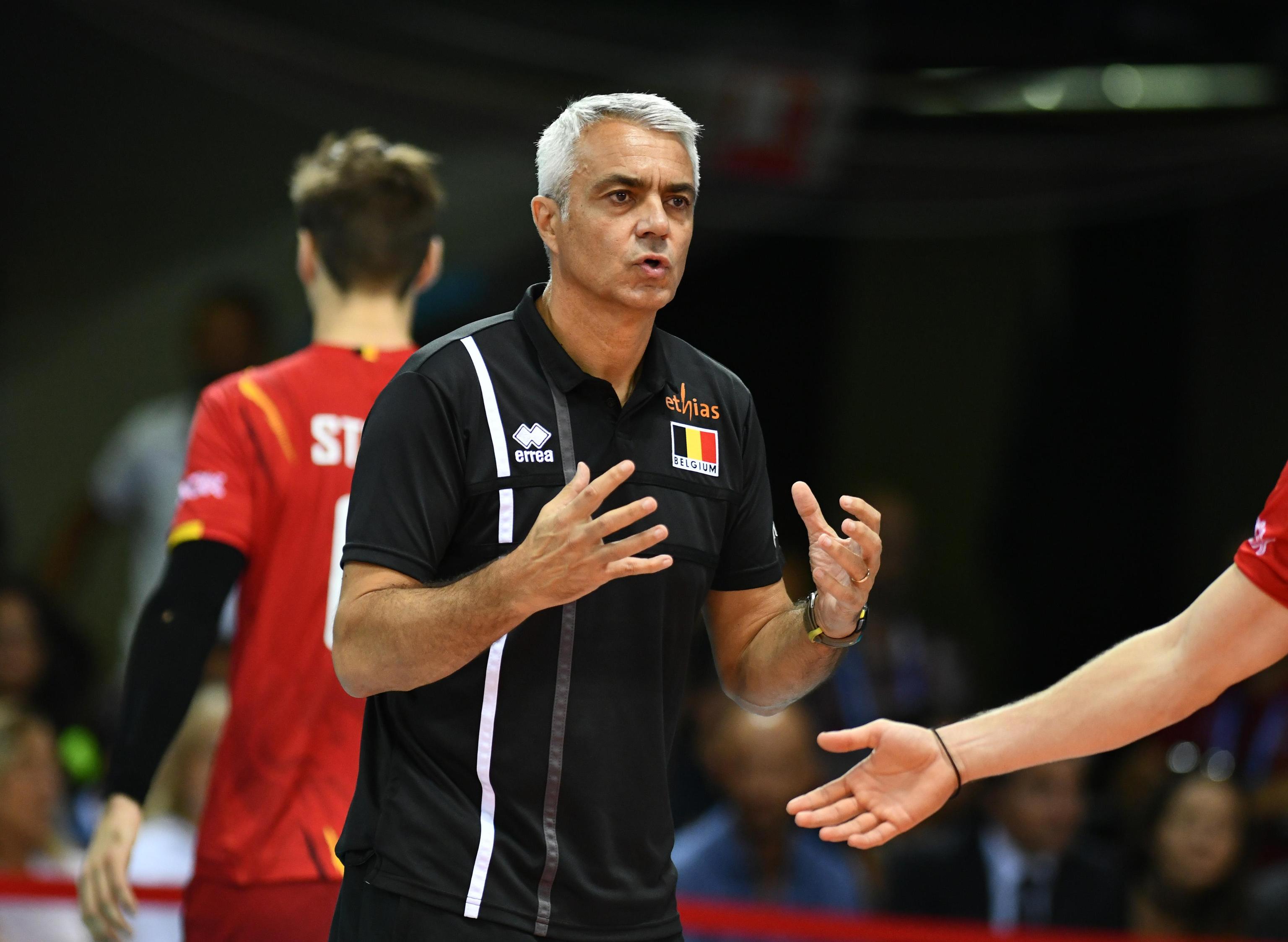 L'allenatore della squadra belga, l'italiano Andrea Anastasi