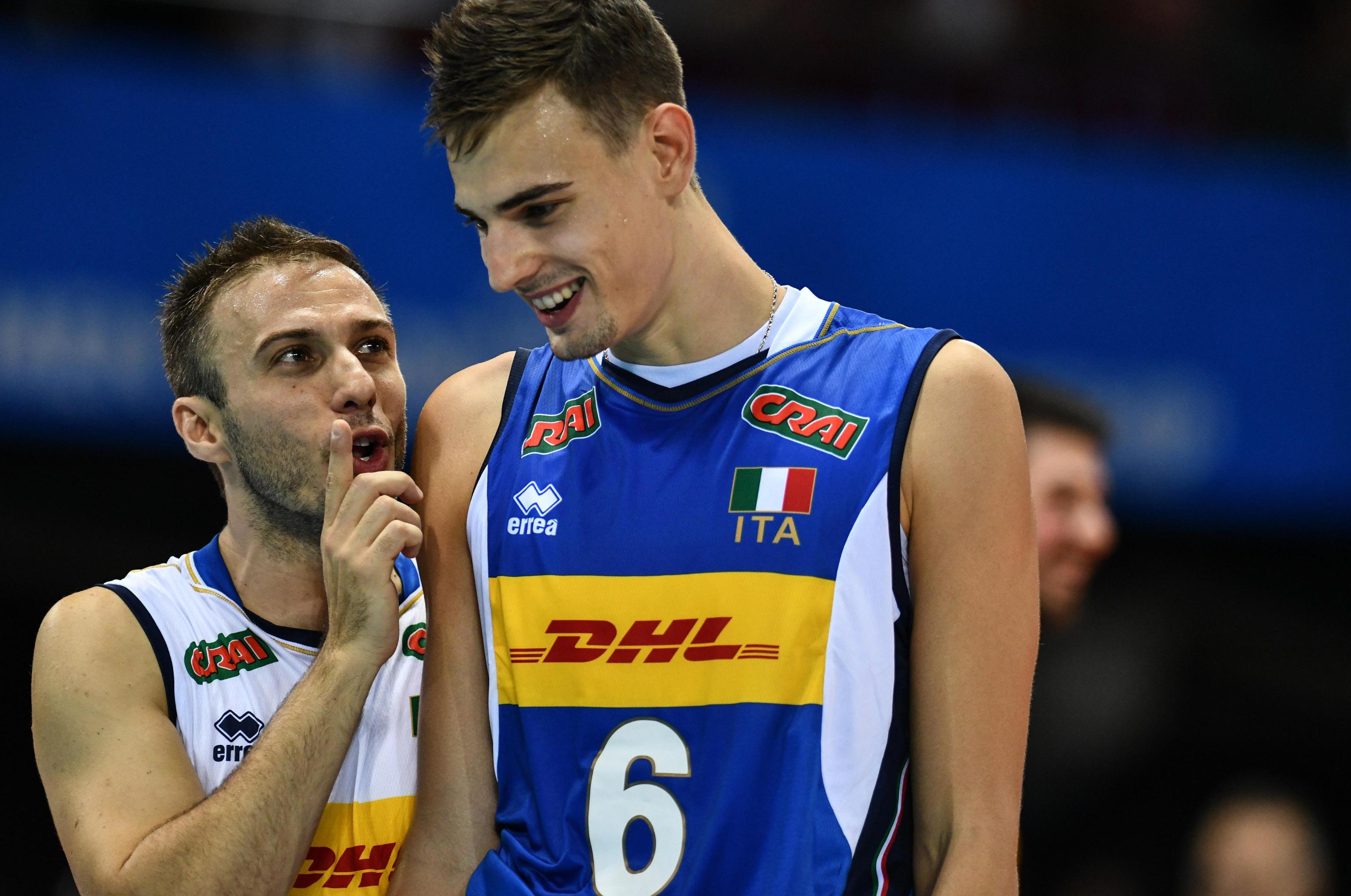 Gli azzurri Massimo Colaci e Simone Giannelli