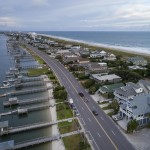 Strade vuote a Wrightsville Beach