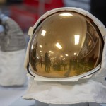 Il casco indossato da Armstrong quando, il 20 luglio del 1969, toccò il suolo lunare.