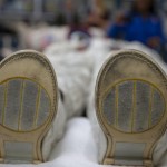 Le suole della tuta originale di Neil Armstrong.