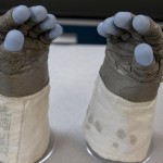 I guanti della tuta spaziale.