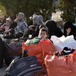 Fra i rifugiati siriani ci sono molte donne con bambini