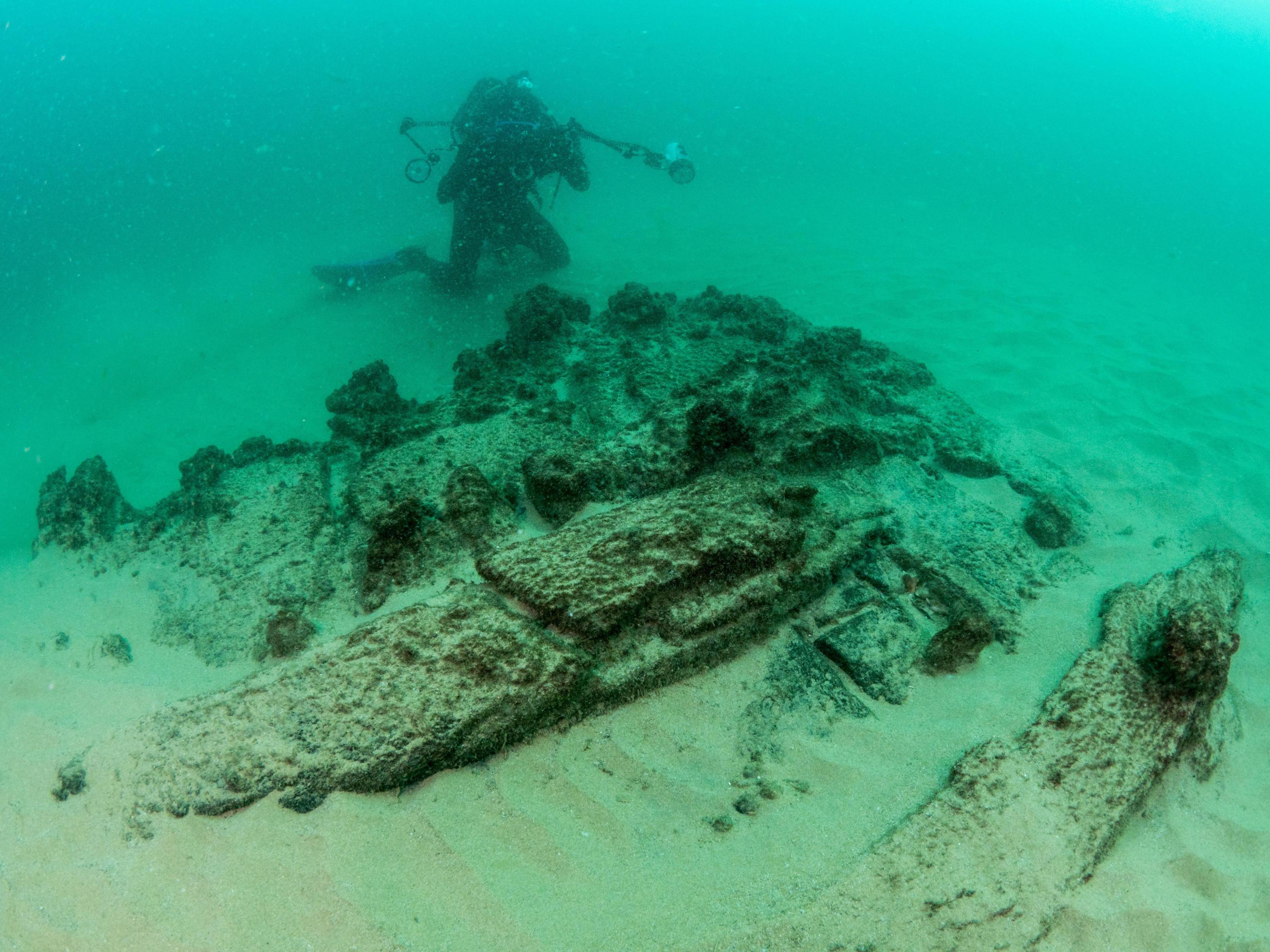 I resti della nave sono stati trovati a 12 metri di profondità