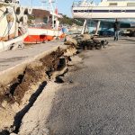 Danni al porto dell’isola di Zante, Mar Ionio, Grecia occidentale